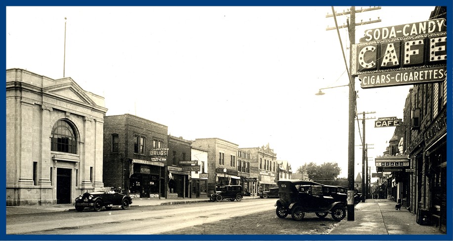 State Bank of the Lakes' road, 125 years ago. 